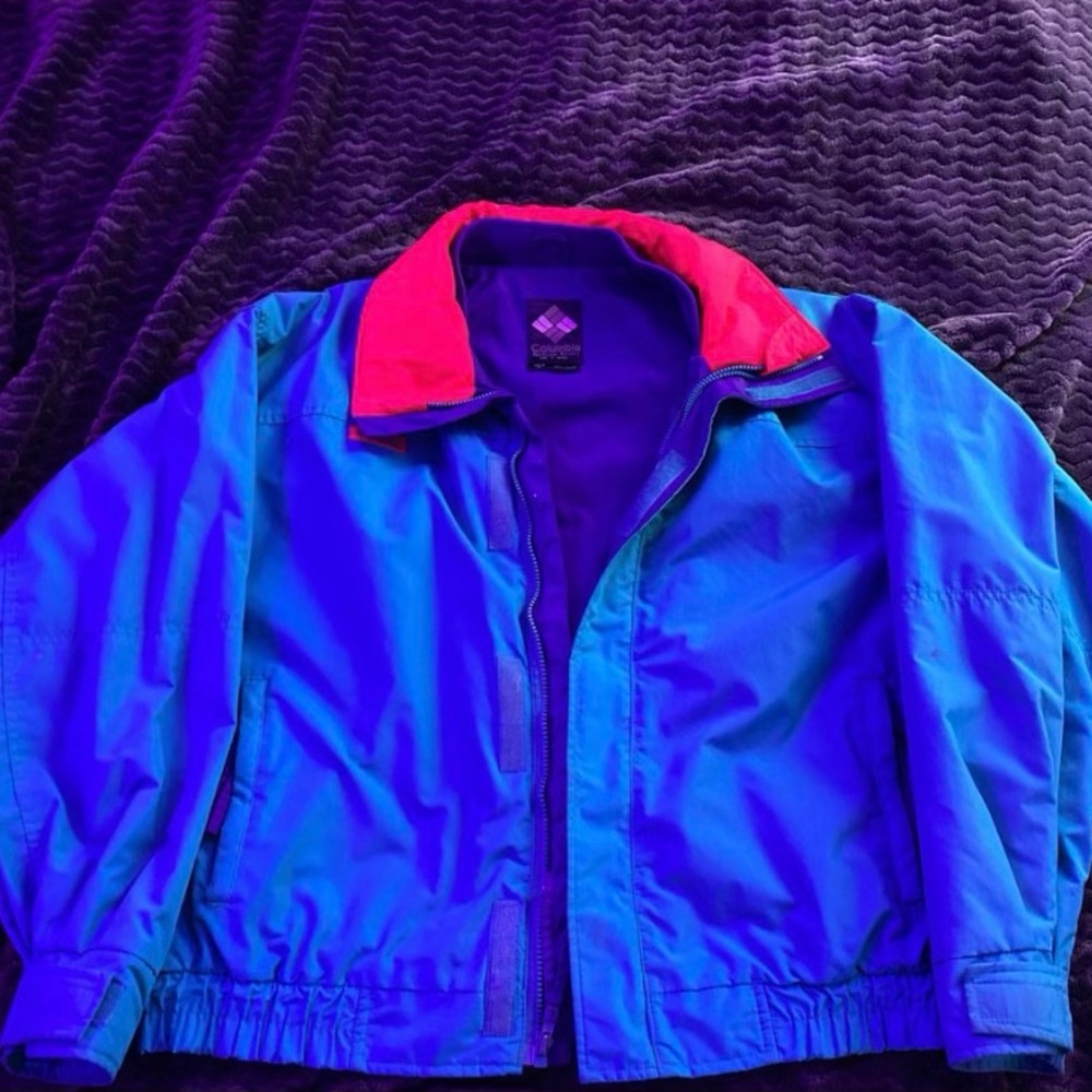 vintage columbia windbreaker
